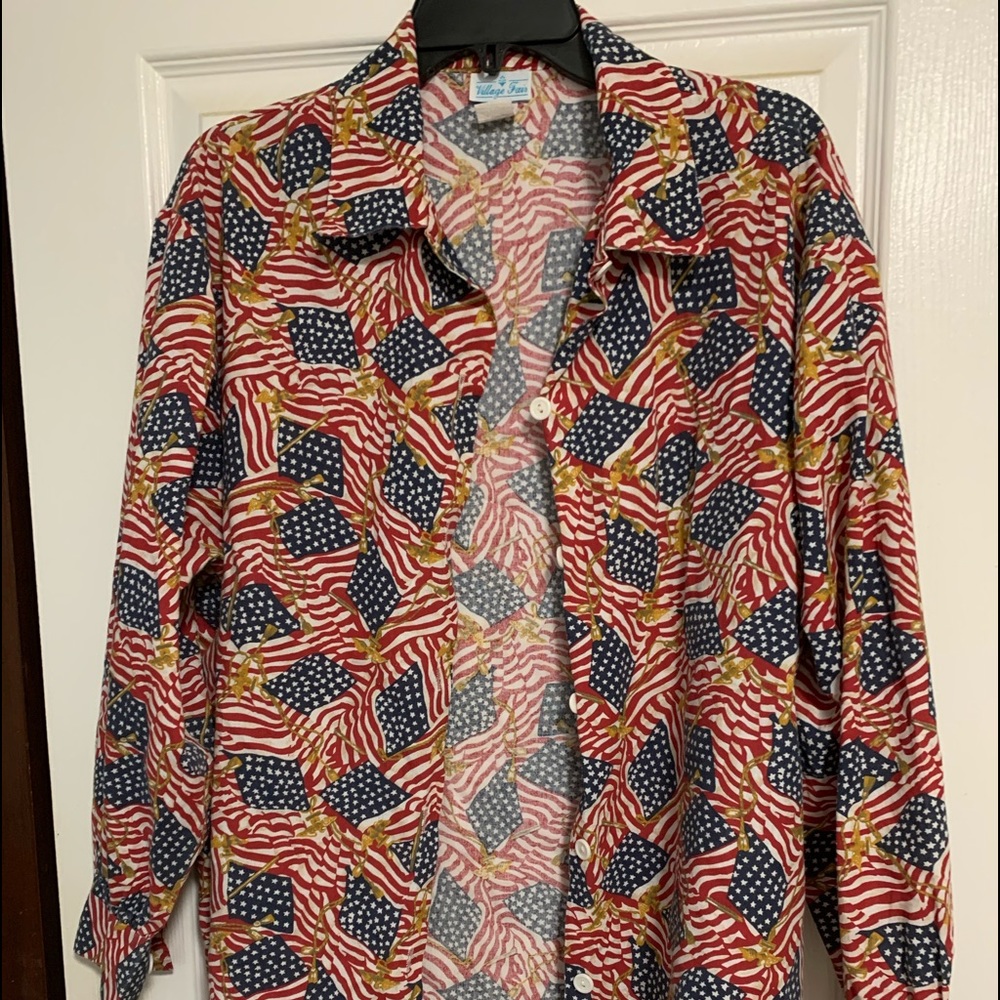 Patriot ladies blouse